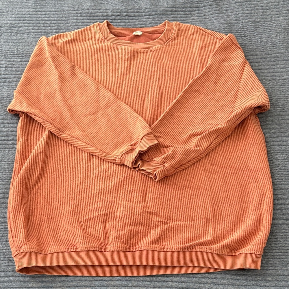 Aerie Oversized Orange Sweater